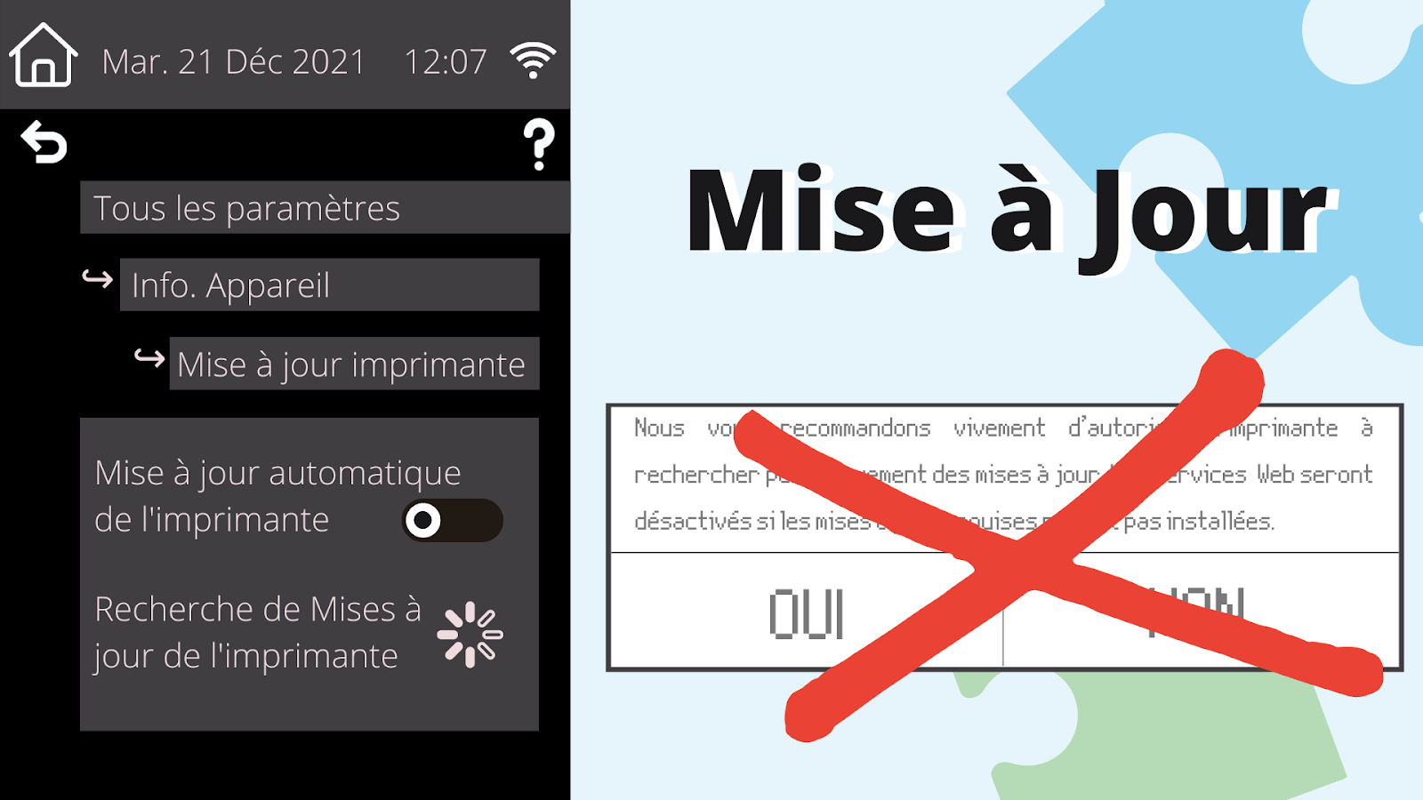 Désactiver les mises à jour